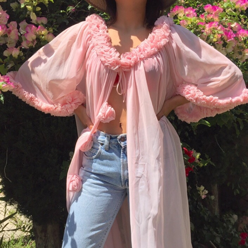 Pink robe